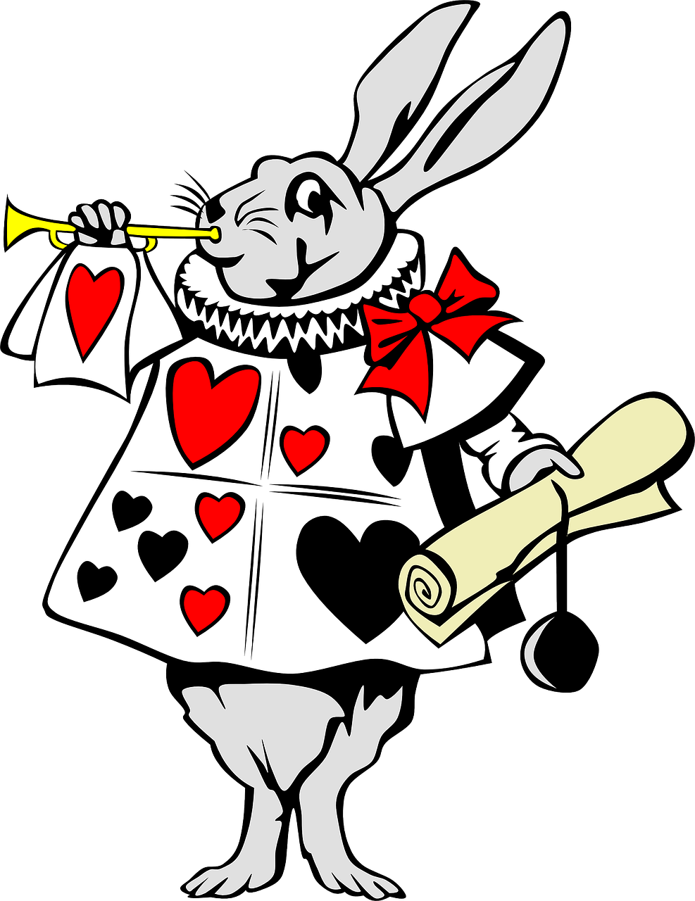 Alice in Wonderland rabbit