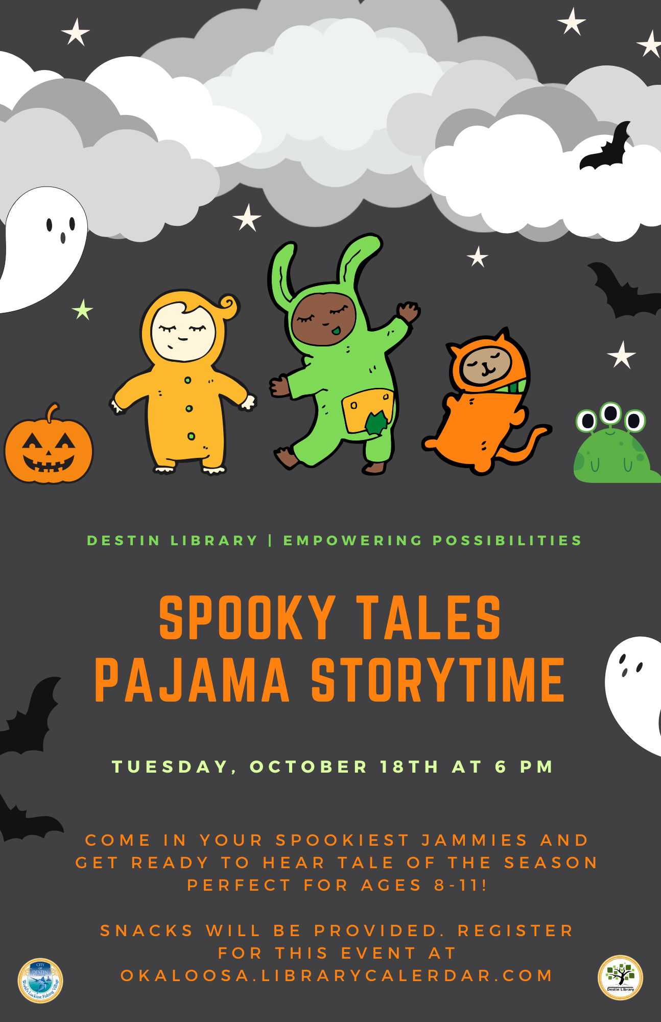 Spooky Tales Pajama Storytime