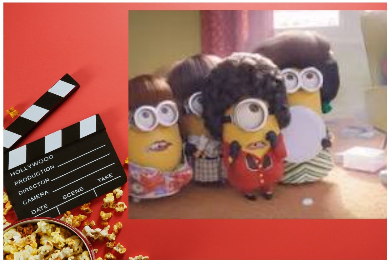 movie sign with minion