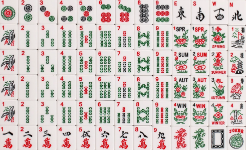 American mahjong tiles