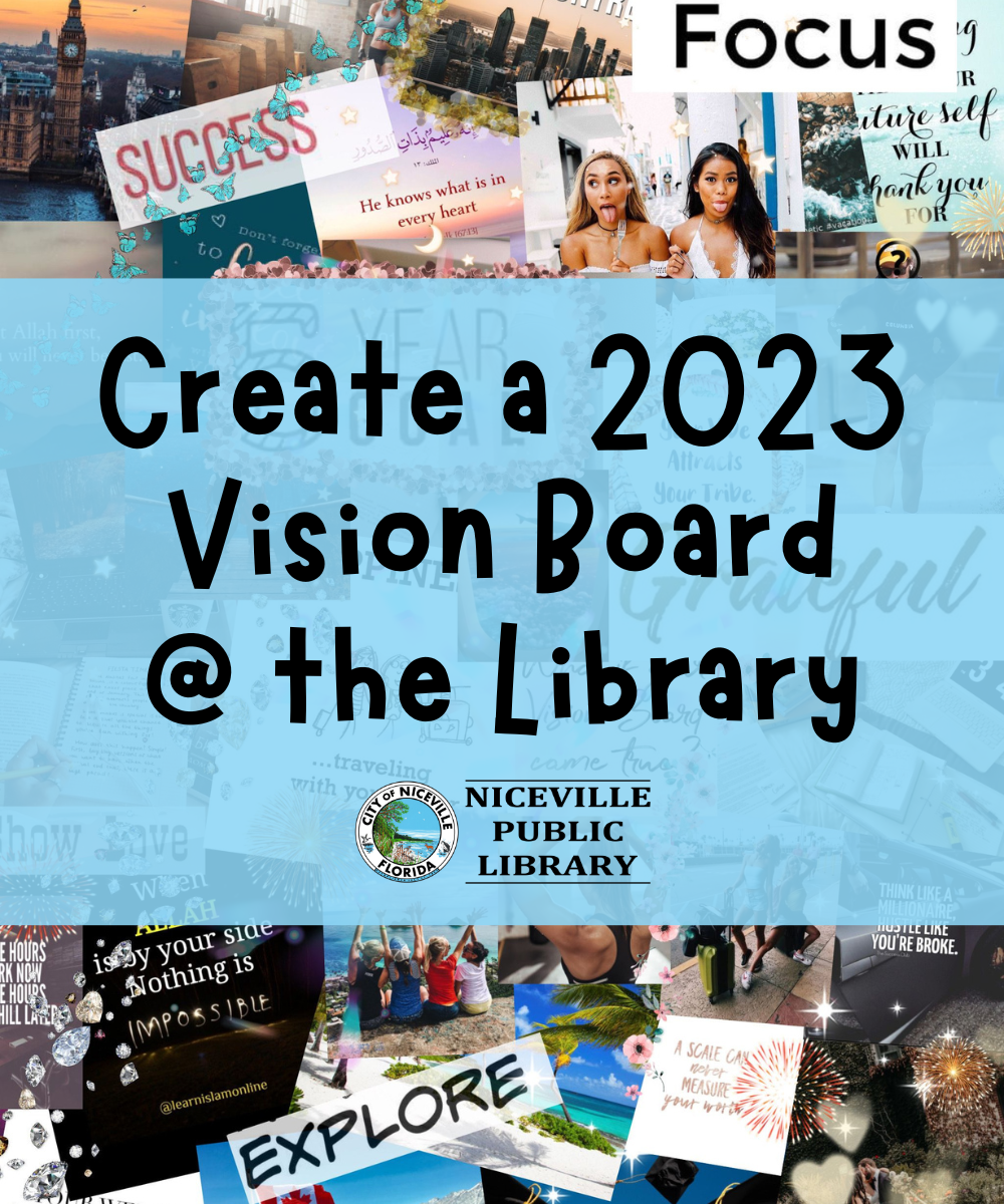Create a 2023 Vision Board at the Library
