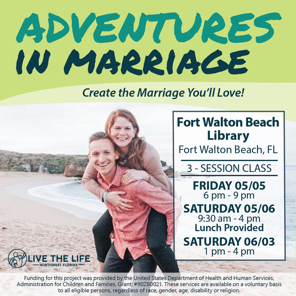 Adventures in Marriage Session Friday May 5