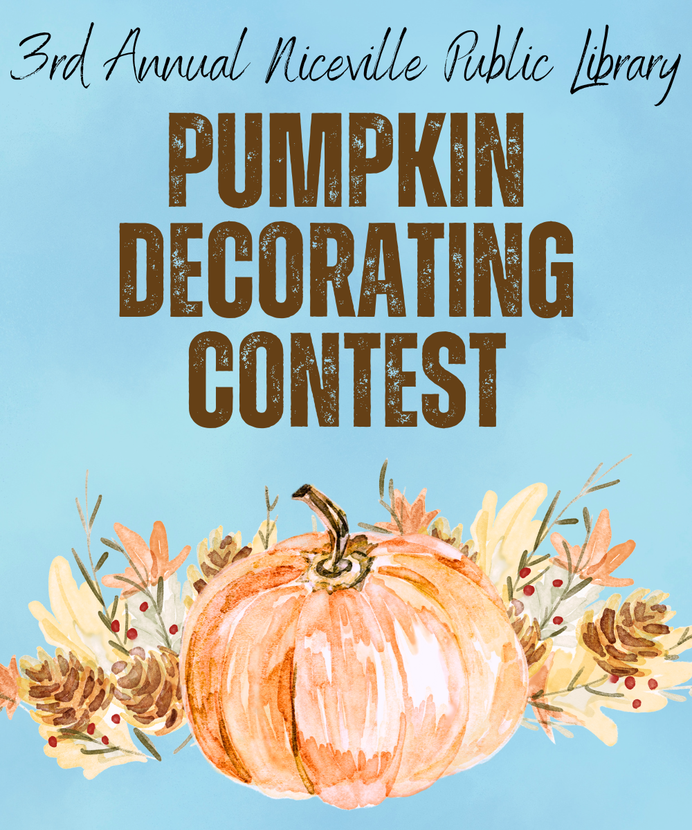 3rd Annual Niceville Public Library Pumpkin Decorating Contest logo