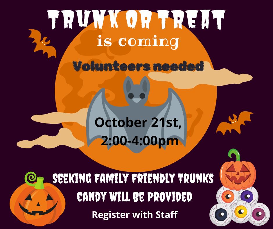 volunteers for trunk or treat