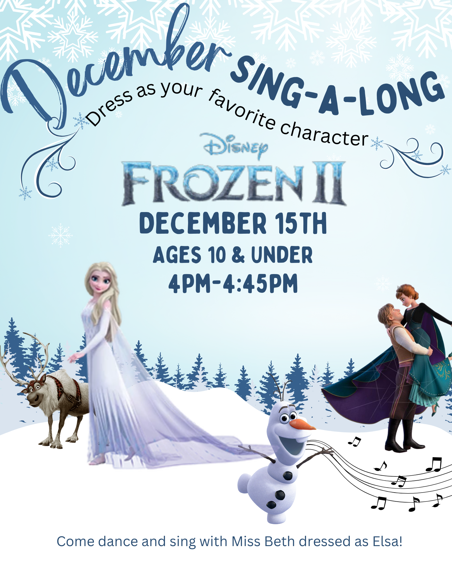 Frozen II Sing-a-long