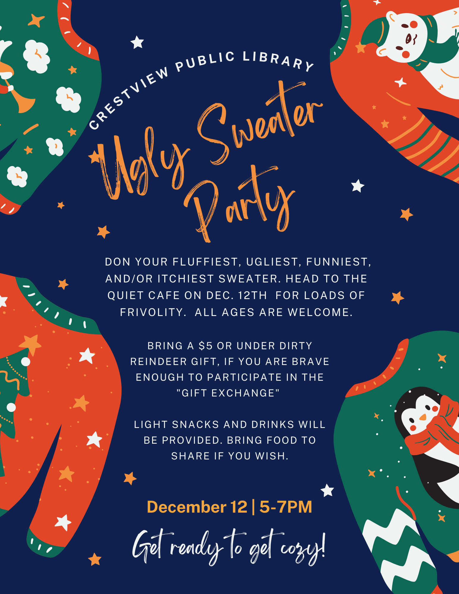 Ugly Sweater Party Flyer