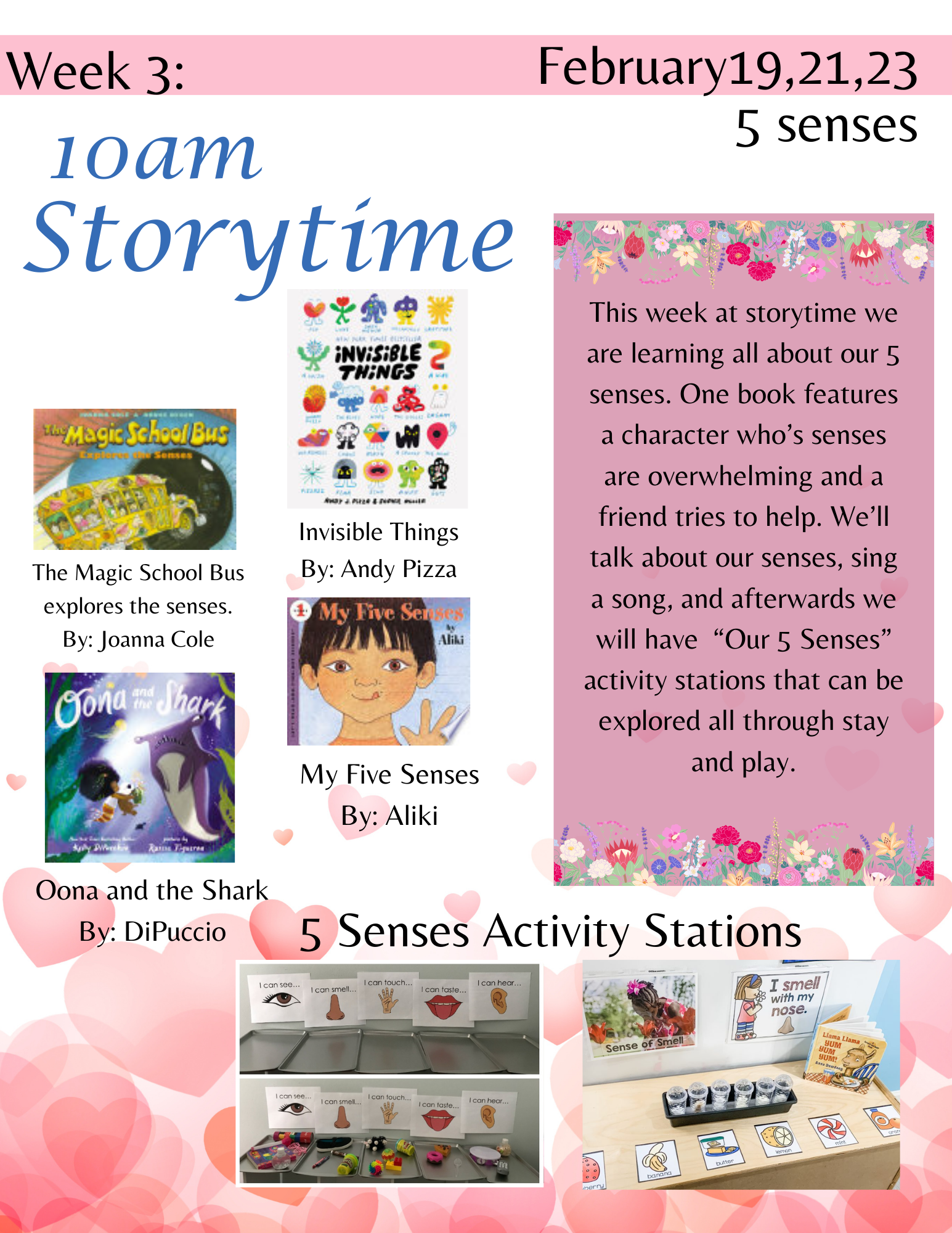 5 Senses Storytime