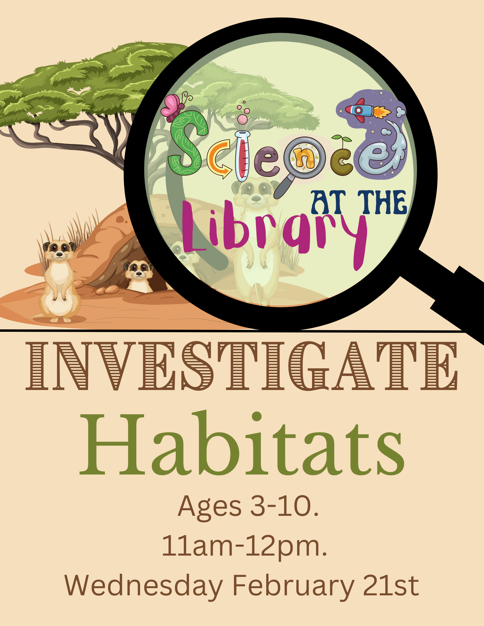 Science at the library: Habitats