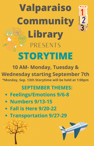 September Storytime