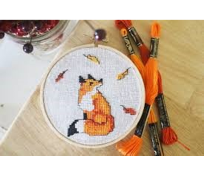 Fox embroidery