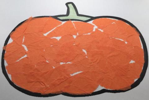 tear and paste pumpkin