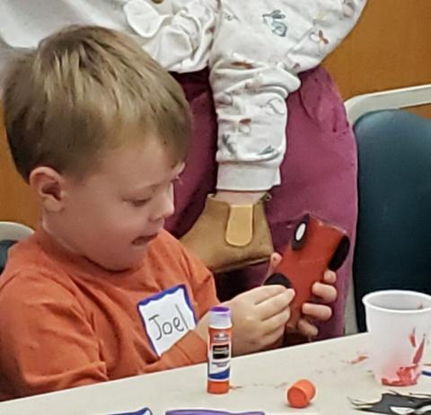 boy making race car