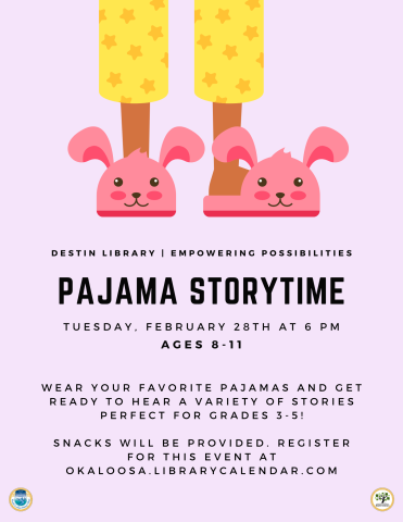 8-11 Pajama Storytime