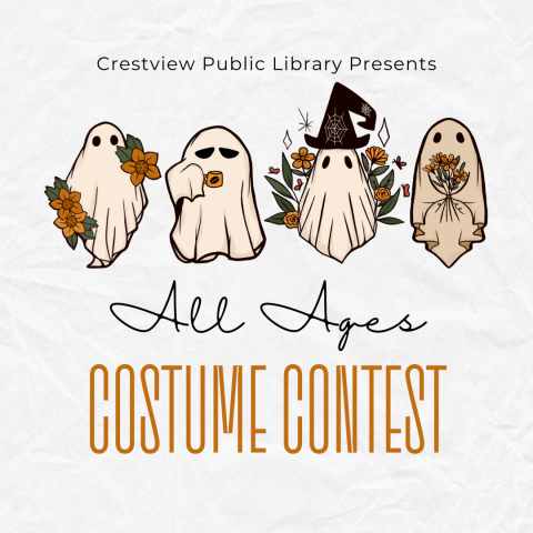 All Ages Costume Contest with cute ghosts