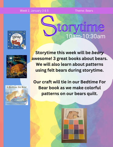 Bears Storytime