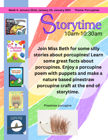 porcupine storytime