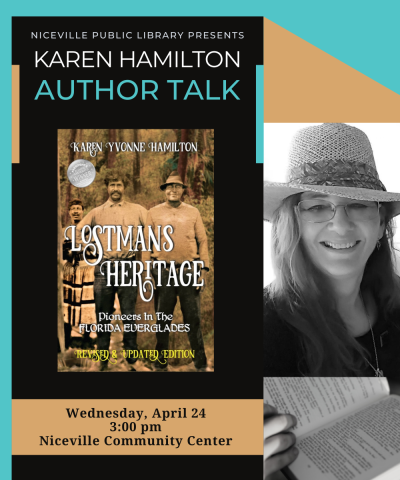 Karen Hamilton Author Talk flyer