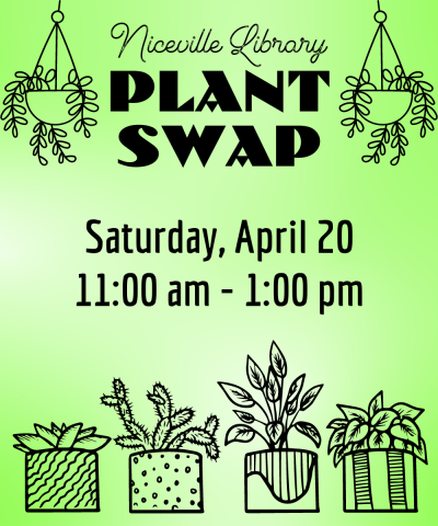 Niceville Library Plant Swap flyer