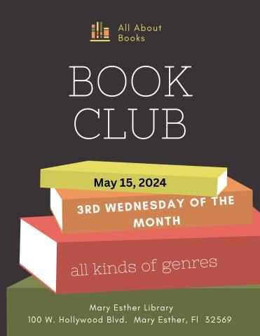 book club flyer