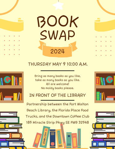 Book Swap at FWB Library Thursday May 9 10:00 a.m.