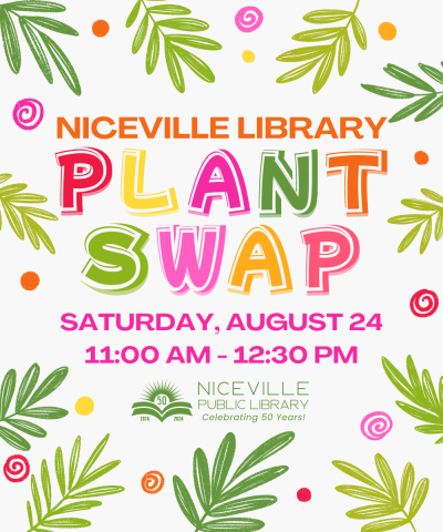 Niceville Library Plant Swap flyer