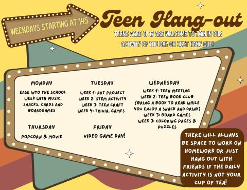 Teen Hang-Out Flyer