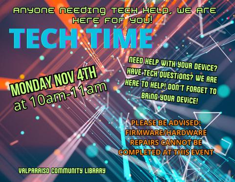 Tech Time flyer