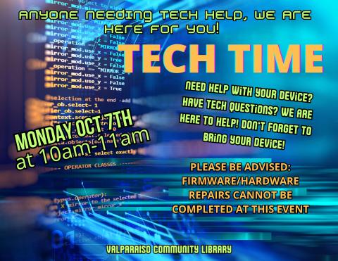 Tech Time flyer