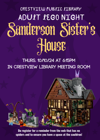 Adult Lego Night: Sanderson Sister's House 