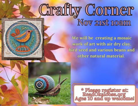 Crafty Corner Flyer