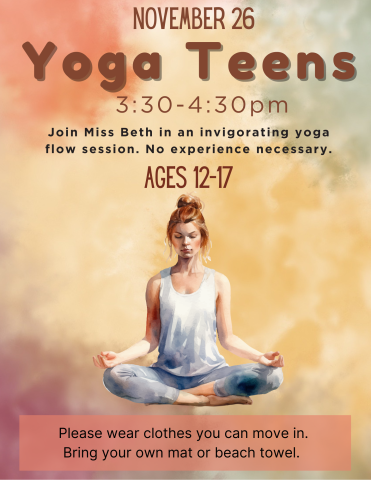 Teen Yoga November 26