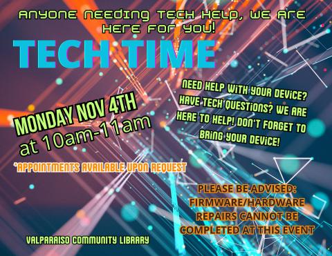 Tech Time flyer