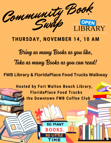 November Community Book Swap 11/14 10:00AM