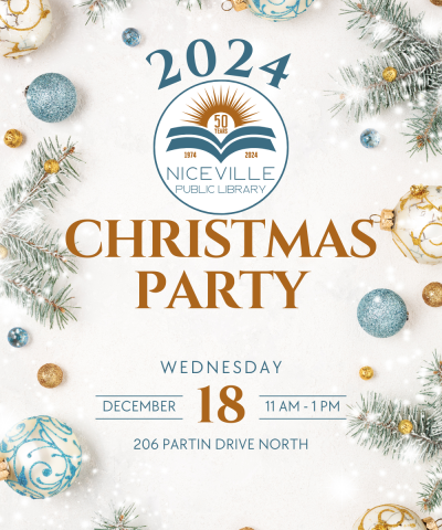 Niceville Library Christmas Party logo