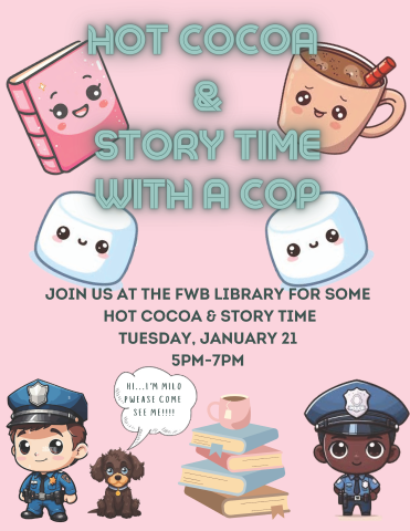 Hot Cocoa and Storytime with a Cop Featuring Milo