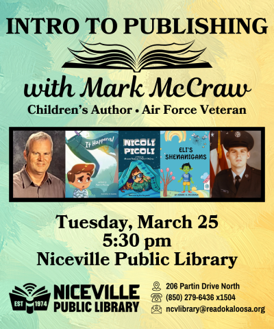 Intro to Publishing with Mark McCraw event flyer