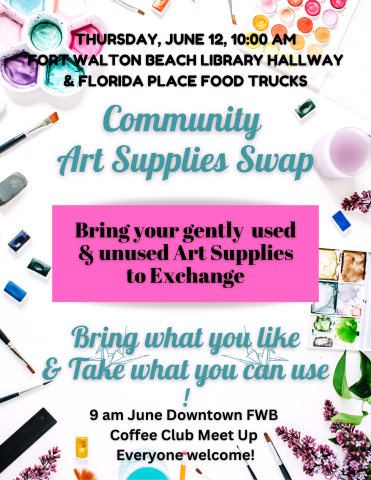 Art Supply Swap June 12 10AM