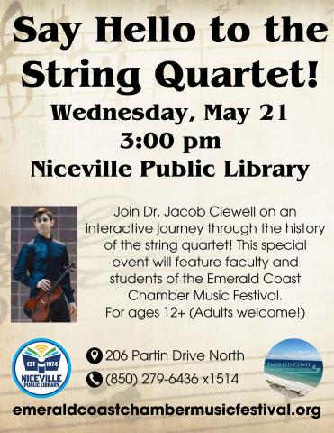 String Quartet Flyer