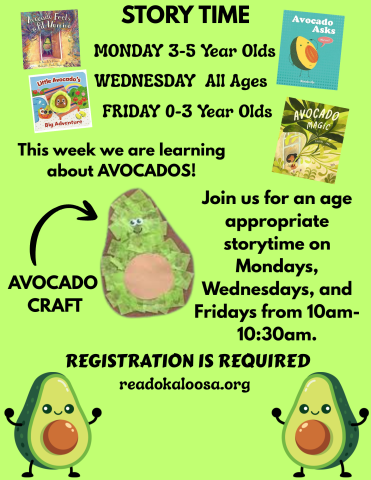 Story Time: Avocados!
