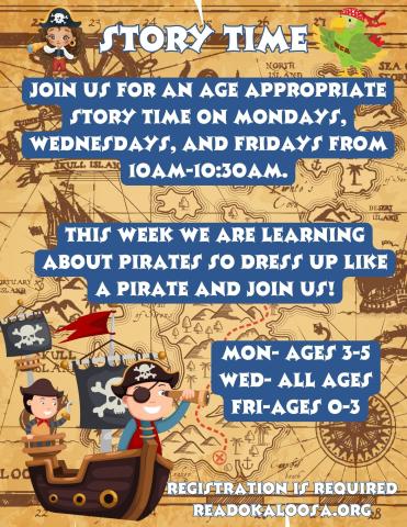 Story Time: Pirates!