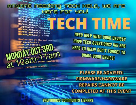 Tech Time flyer