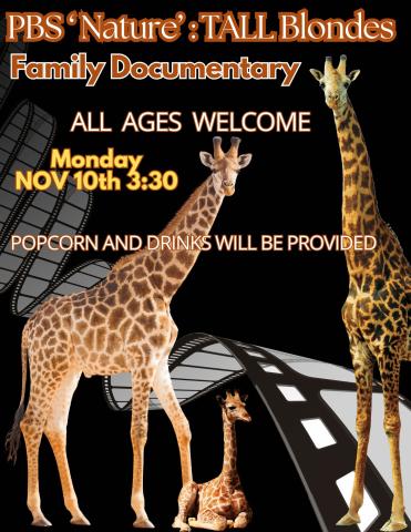 Nature documentary flyer