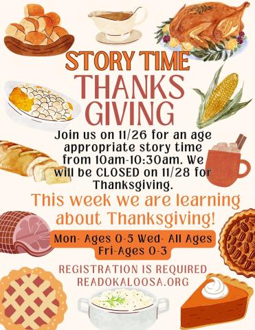 Story Time: Thanksgiving