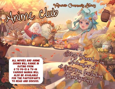 Anime Club flyer