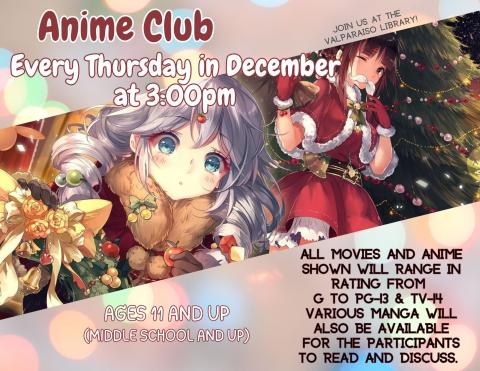 Anime Club flyer