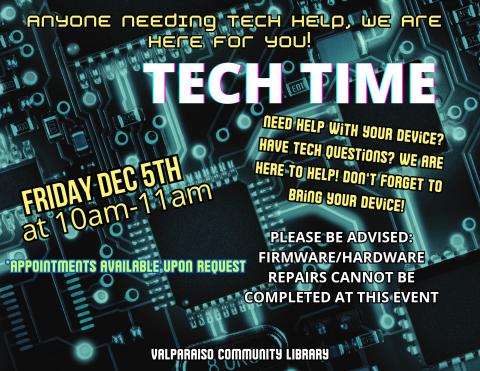 Tech Time flyer