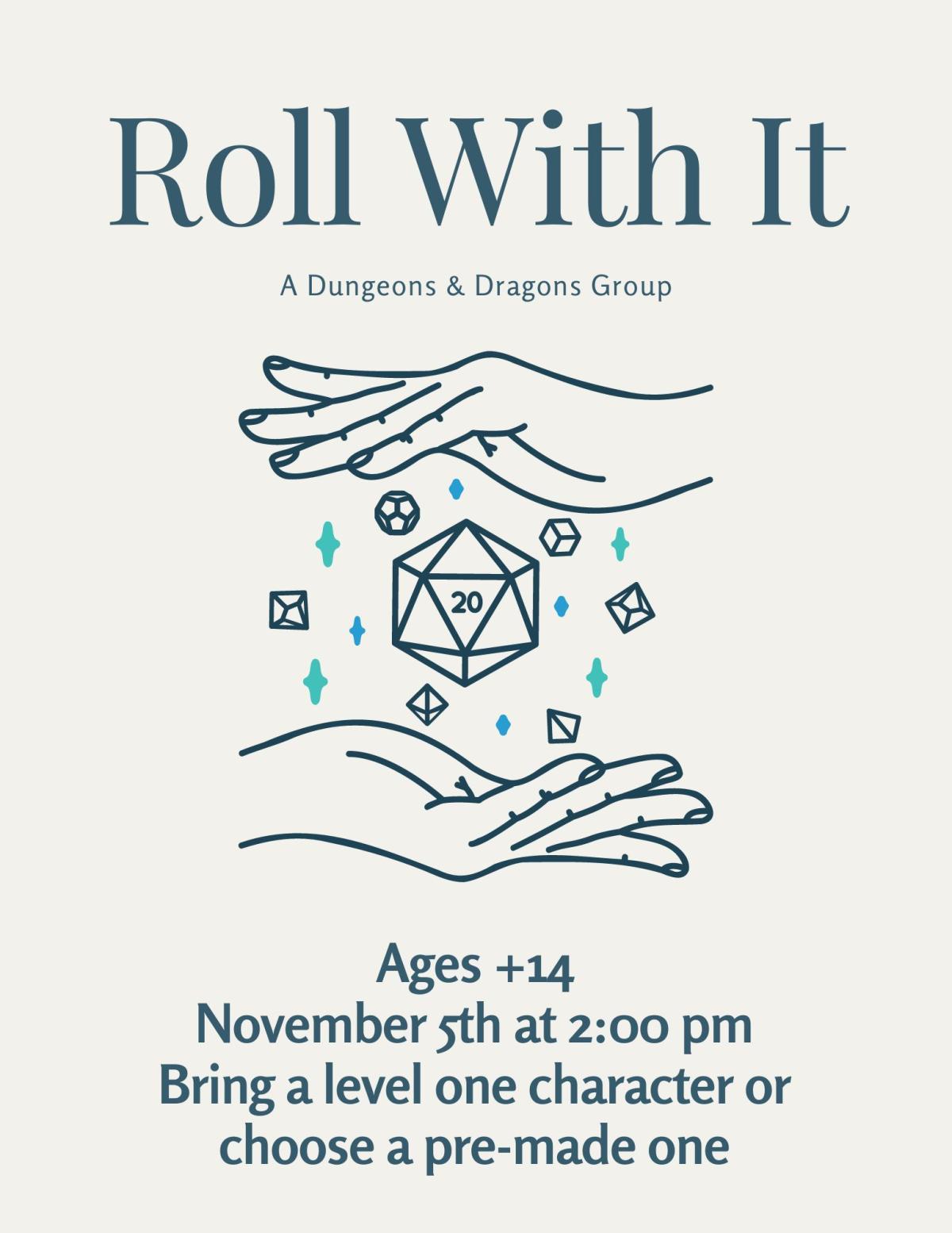 roll with it graphic