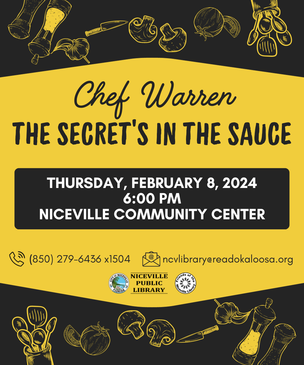 Chef Warren The Secret's in the Sauce flyer
