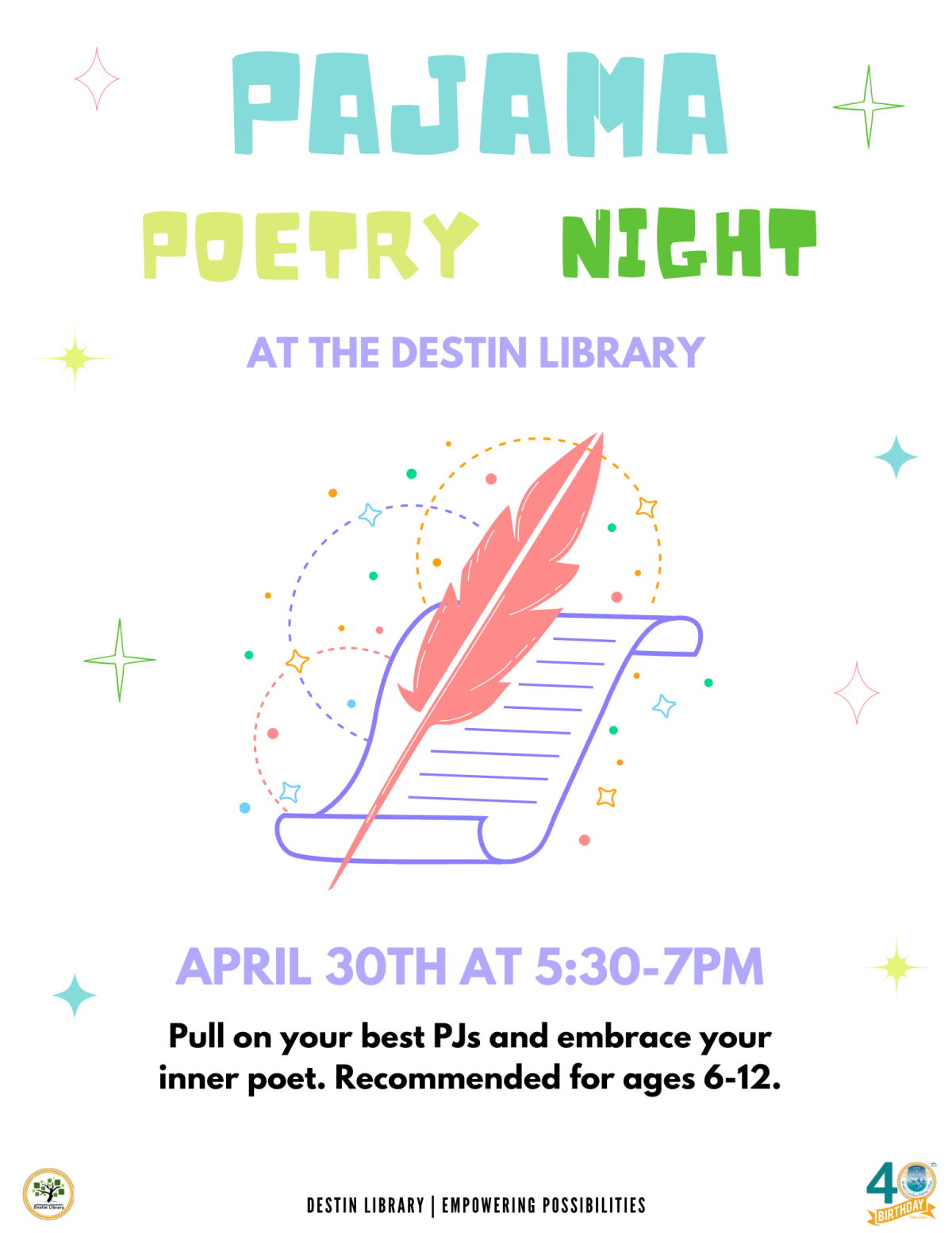 Pajama Poetry Night