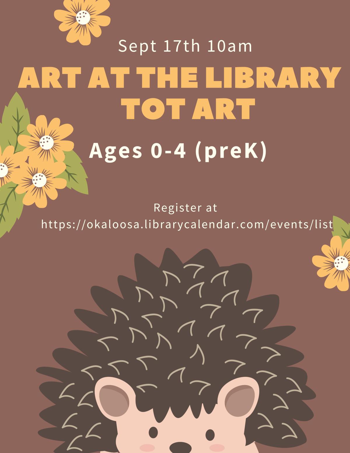 Tot Art Flyer